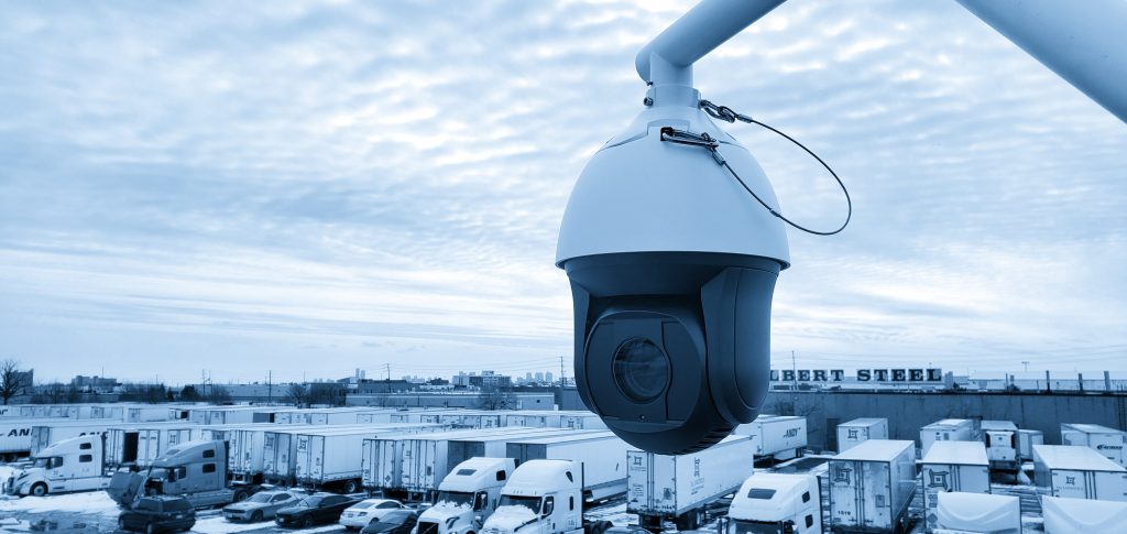 Eagle Vision Security team remotely monitoring a Winnipeg truck yard