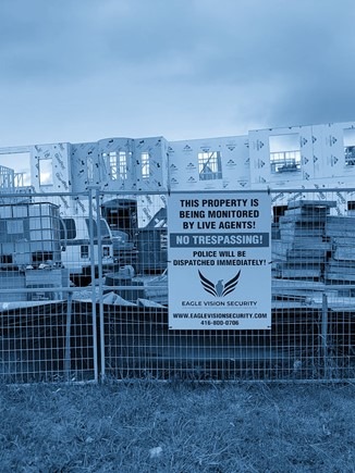 New home construction security