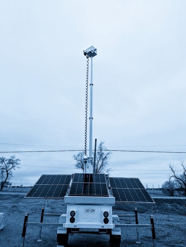 Temporary construction site security