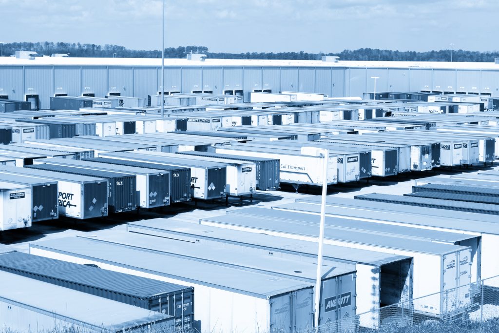 Truck yards in Fontana