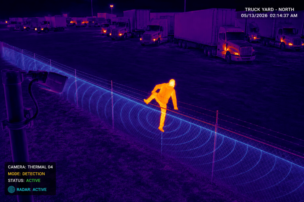 Thermal imaging cameras for yard security in London
